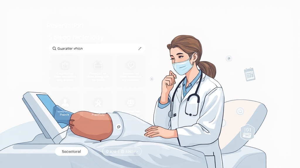 KMI 예약 방법 (illustration 스타일)