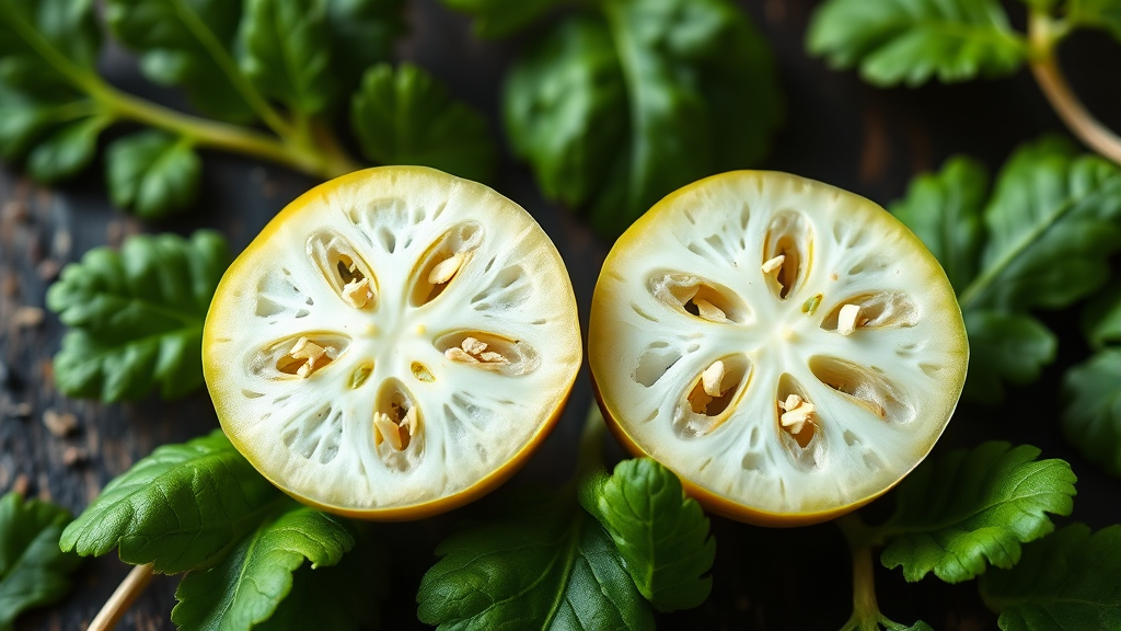 히카마, 혈당 조절 & 장 건강 개선 (realistic 스타일)