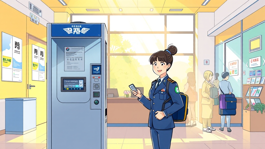 경주경찰서 민원실 안내 (cartoon 스타일)