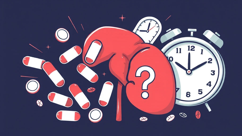 타이레놀, 어떻게 복용해야 할까요? (illustration 스타일)