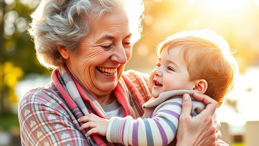 조부모 돌봄수당이란? (realistic 스타일)