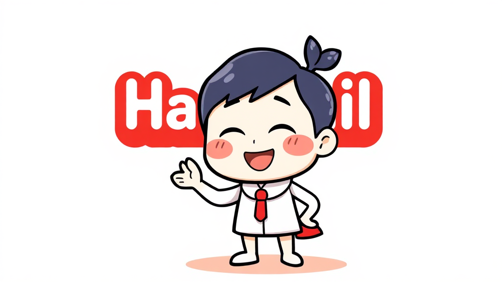 한메일 로그인 방법 (illustration 스타일)