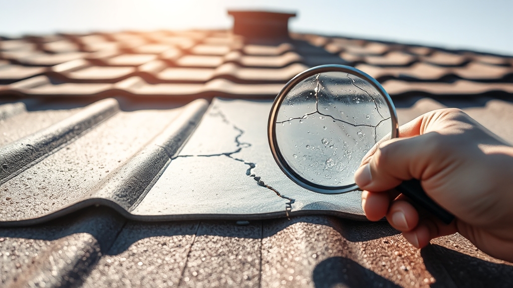 옥상 방수 테이프 시공 후 관리 (realistic 스타일)