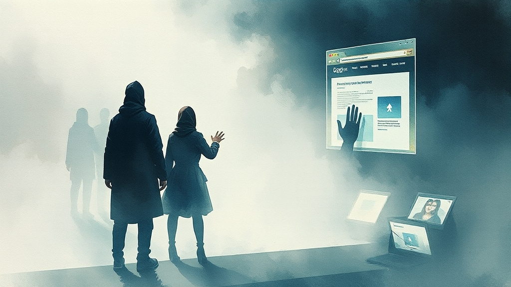 go.kr 피싱, 왜 위험할까? (watercolor 스타일)