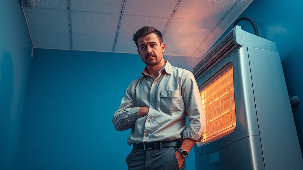 냉방병 vs 감기, 뭐가 다를까? (realistic 스타일)