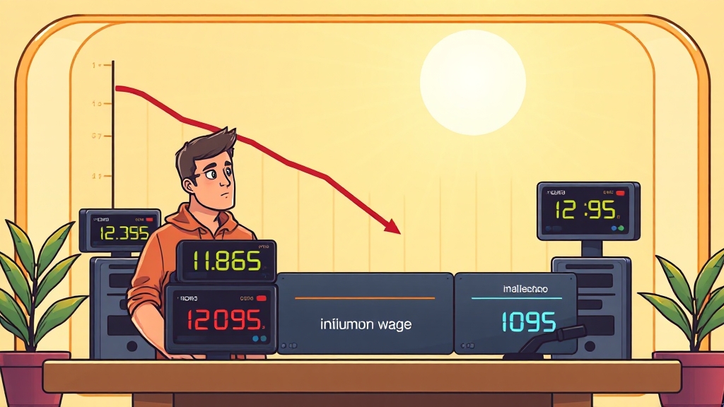 최저임금 인상률 추이 분석 (cartoon 스타일)