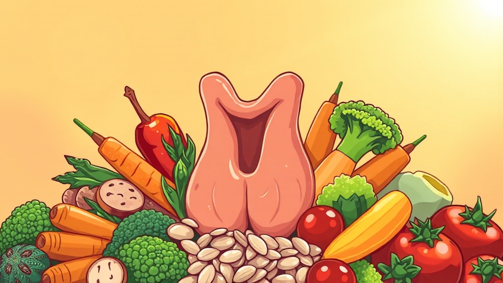 갑상선 건강, 챙겨야 할 영양소 (illustration 스타일)