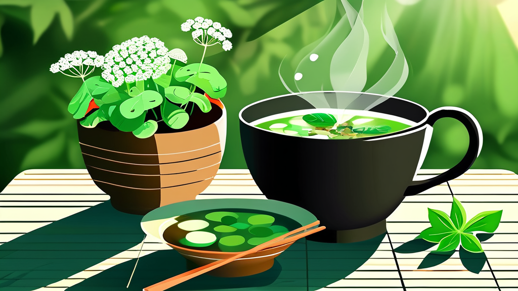 쑥, 언제 어떻게 먹어야 가장 좋을까? (illustration 스타일)