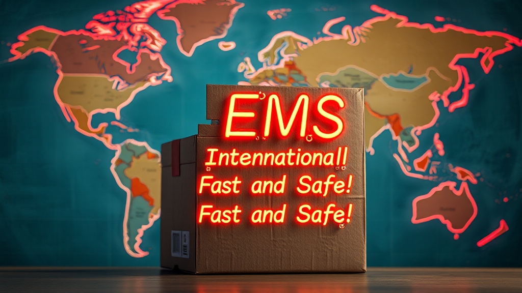 EMS/국제우편 활용법 (realistic 스타일)