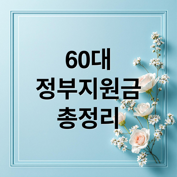 60대
정부지원금
총정리 (60대 2025년 정부 지원금)