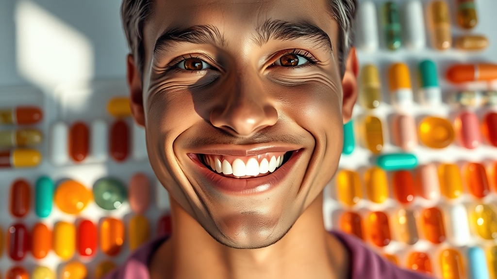 잇몸 영양제 선택 가이드 (realistic 스타일)