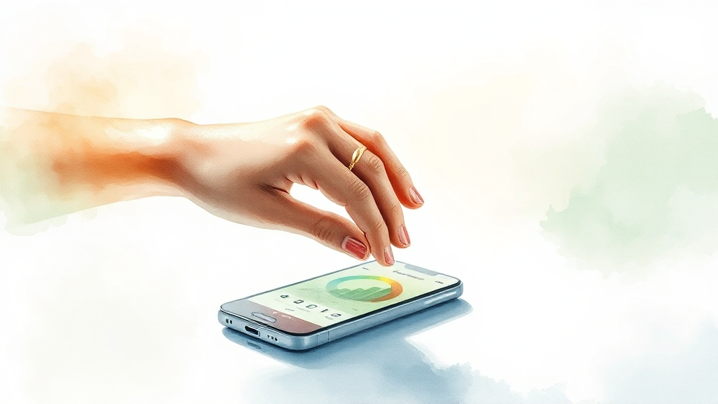 비상금 대출, 이렇게 신청하세요! (watercolor 스타일)