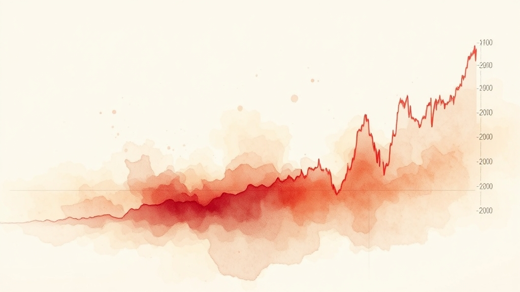 최근 주가, 왜 올랐을까? (watercolor 스타일)