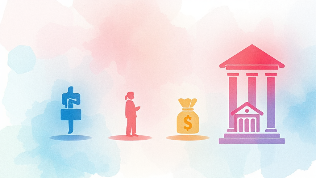 사회초년생을 위한 통장 쪼개기 가이드 (watercolor 스타일)