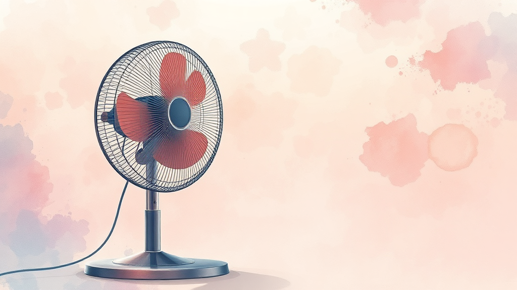 나에게 맞는 선풍기, 이것만 알면 끝! (watercolor 스타일)