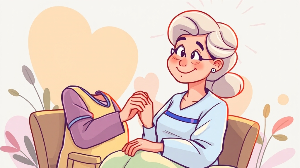 돌봄 서비스 정책 및 지원 제도 (cartoon 스타일)