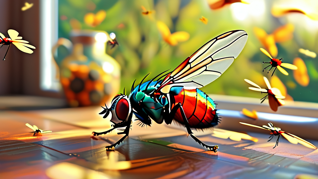 꿈속 파리의 상징과 핵심 해석 (realistic 스타일)