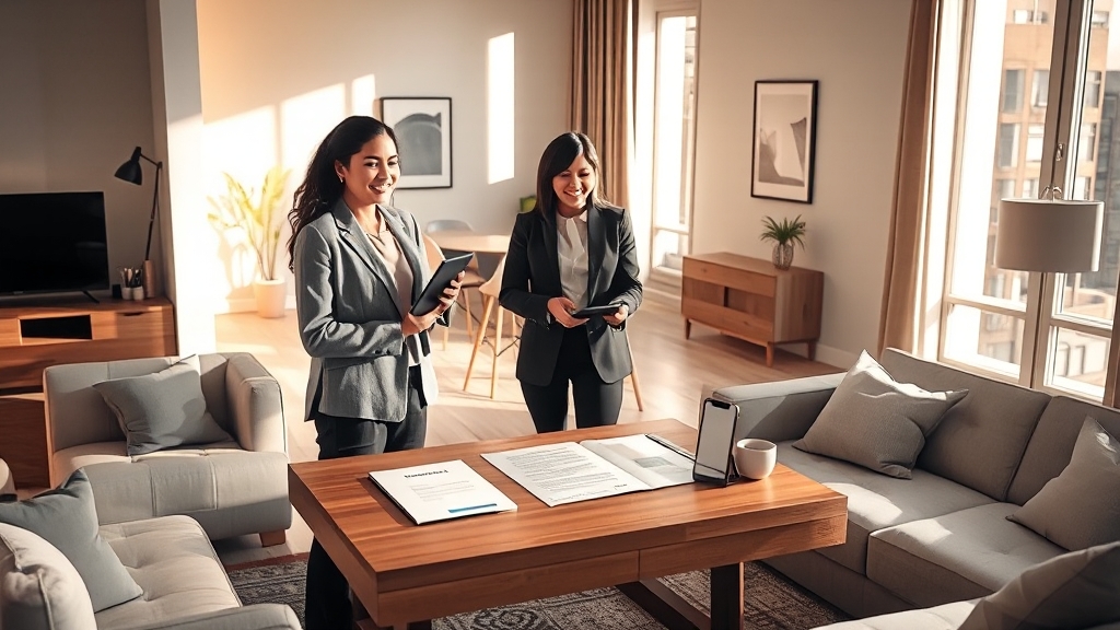 자리톡 활용 꿀팁 (realistic 스타일)