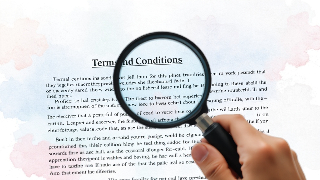 보험금 지급 조건 확인! (watercolor 스타일)