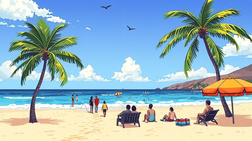 유용한 여행 정보 (illustration 스타일)