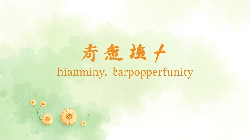 오늘의 운세 키워드 (watercolor 스타일)