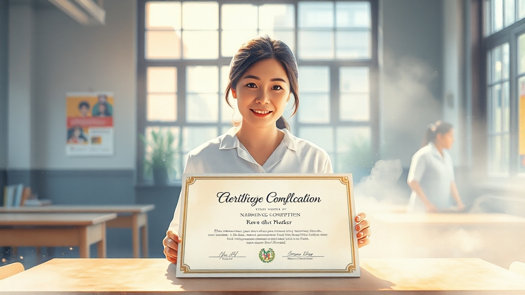 요양보호사, 어떻게 될 수 있을까? (watercolor 스타일)