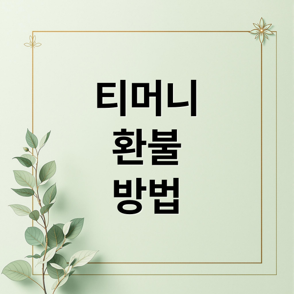 티머니
환불
방법 (티머니 환불 방법)