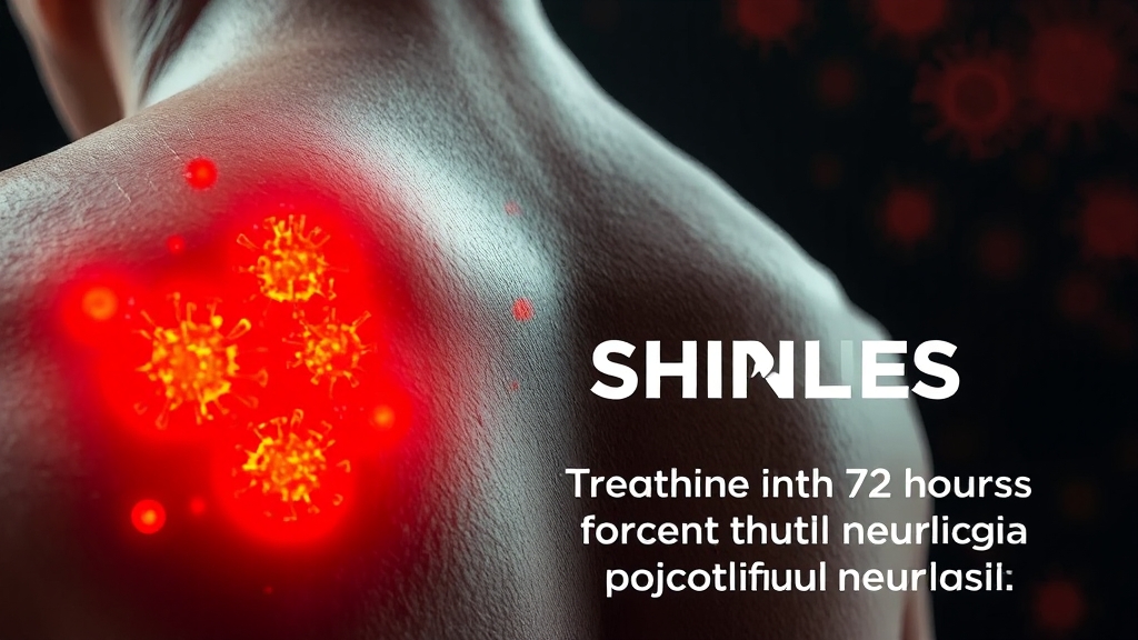 대상 포진, 초기 증상 놓치지 마세요! (realistic 스타일)
