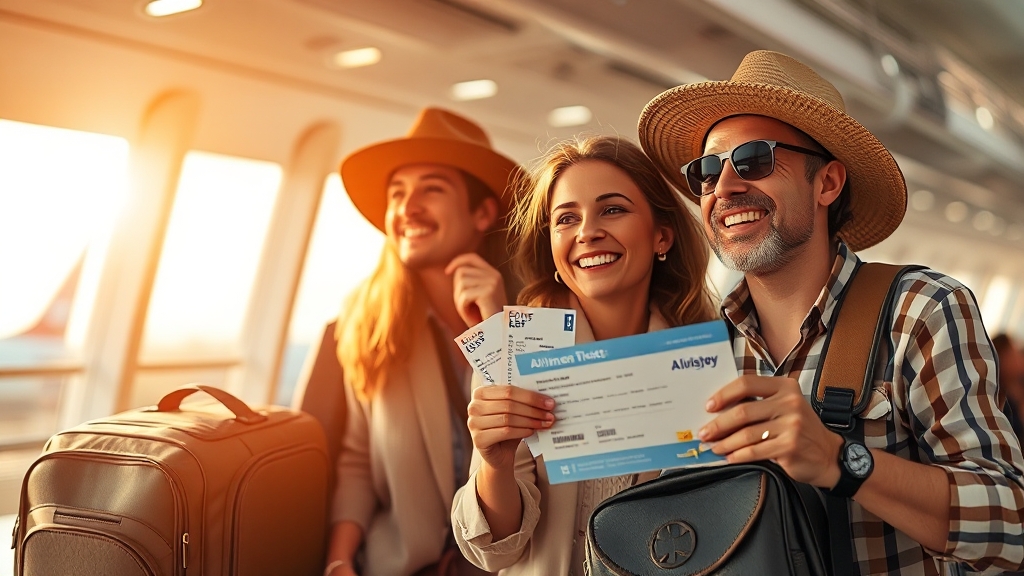 황금연휴 항공권 예매 시기 및 팁 (realistic 스타일)