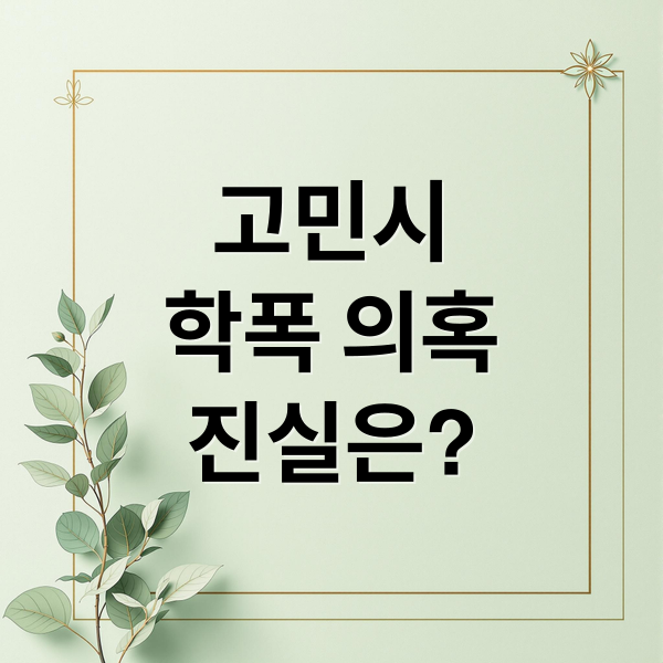 고민시
학폭 의혹
진실은? (배우 고민시 학폭 의혹)
