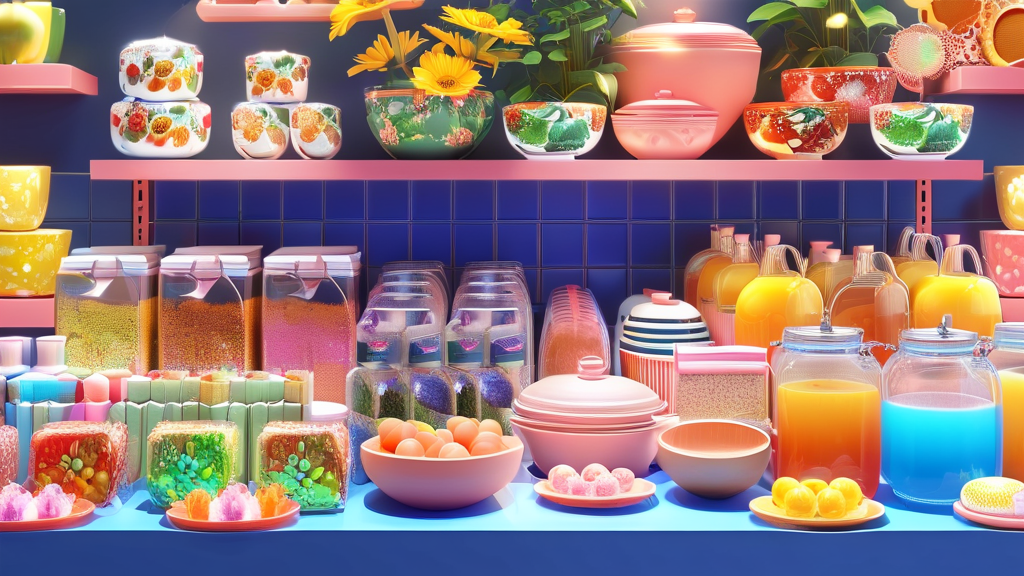 다이소 핫템, 디지털 기기부터 생활용품까지 (realistic 스타일)