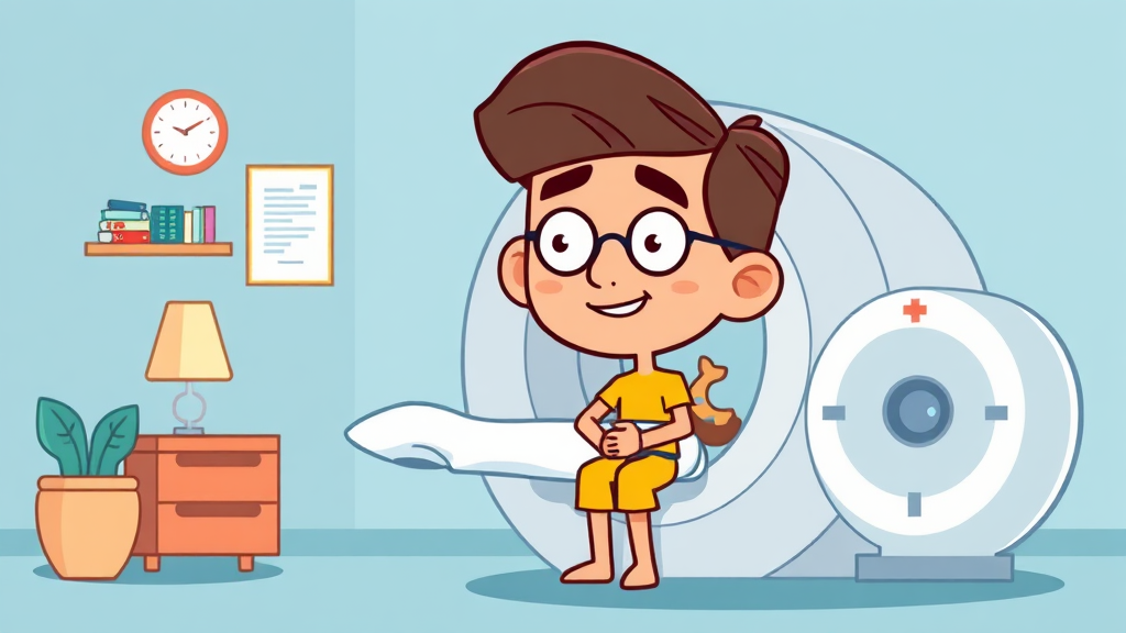 도수치료, MRI 보장 범위 (cartoon 스타일)