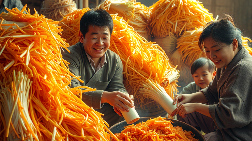 절임배추, 어떻게 준비할까? (realistic 스타일)