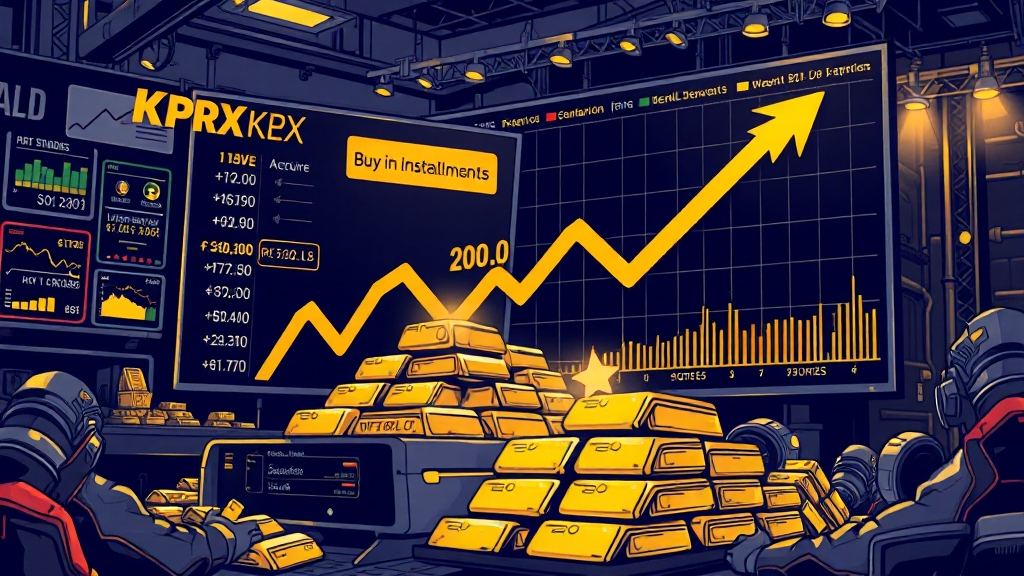 금 투자 전략 및 고려 사항 (illustration 스타일)