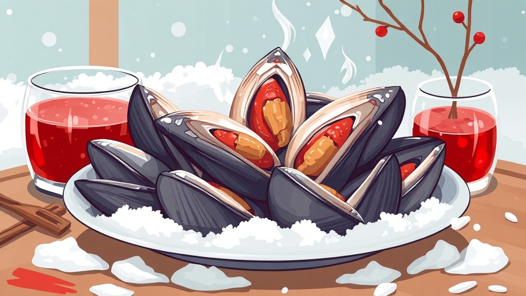 꼬막 제철과 종류 완벽 분석 (illustration 스타일)