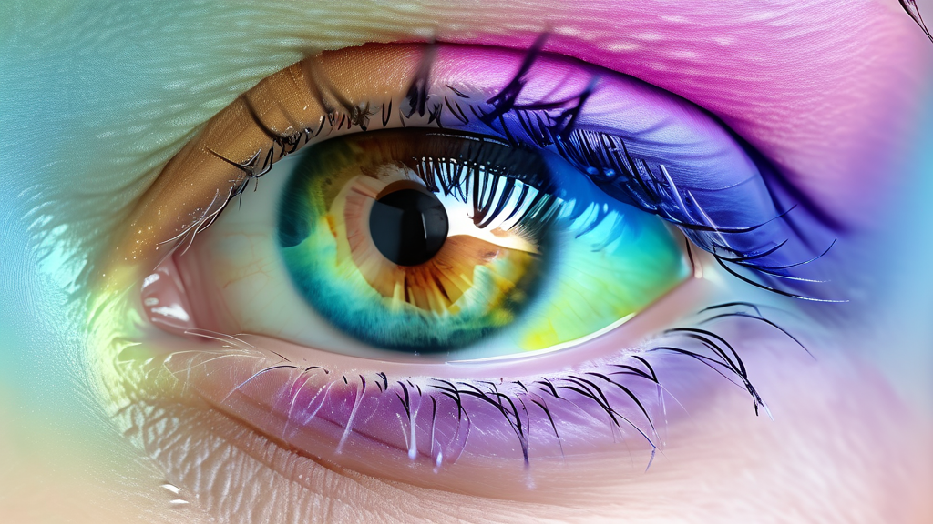 백내장, 무엇이 눈을 뿌옇게 만들까? (watercolor 스타일)