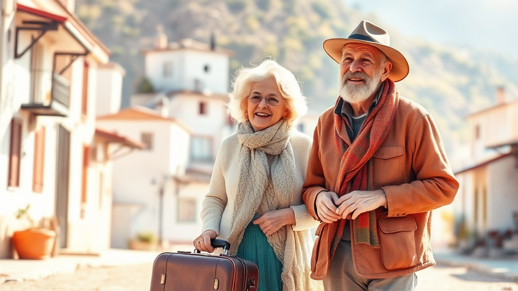 실버타운 입주 조건 (watercolor 스타일)