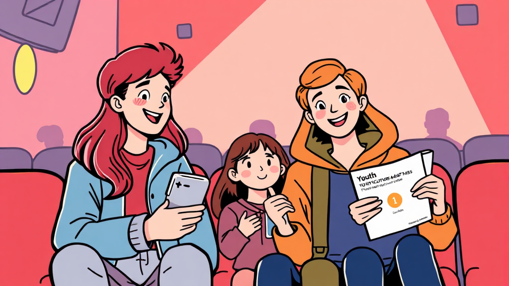 영화관별 청년문화예술패스 사용법 및 주의사항 (illustration 스타일)