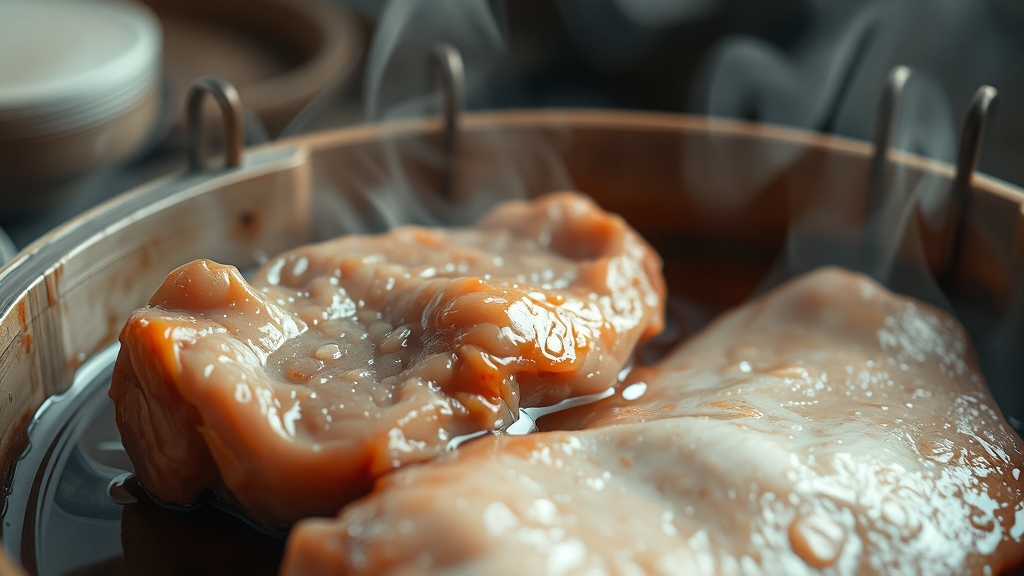수육 보관법, 처음 맛 그대로 (realistic 스타일)