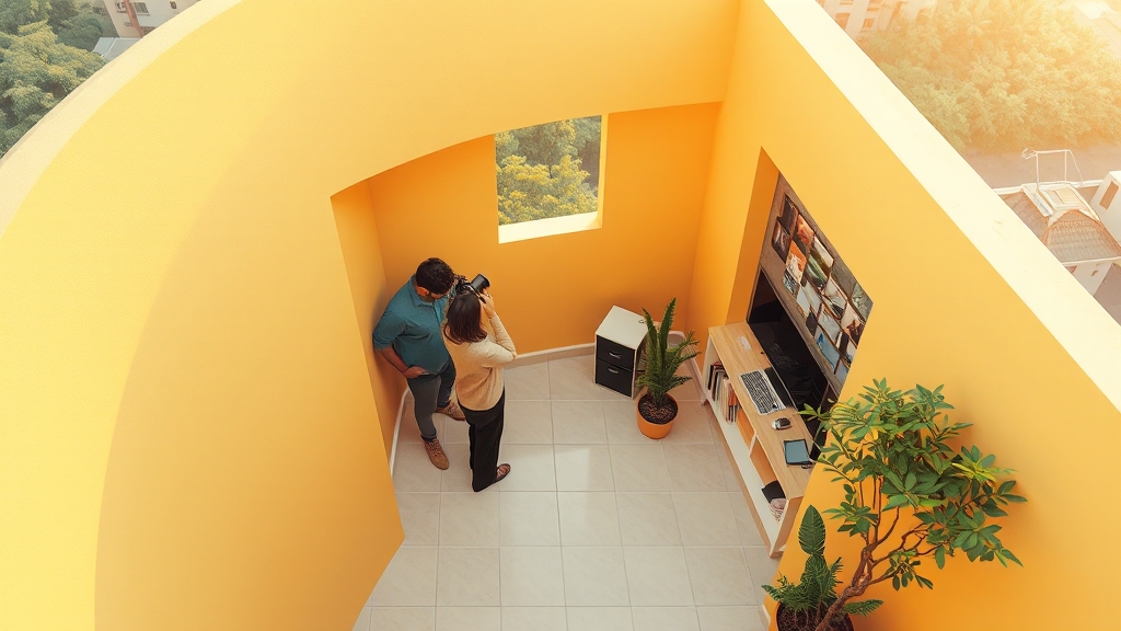 틈새 공간 대여란? (illustration 스타일)