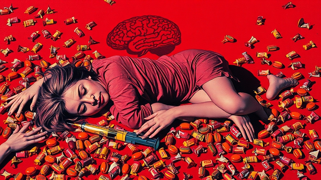 저혈당 쇼크, 위험성과 대처법 (popart 스타일)