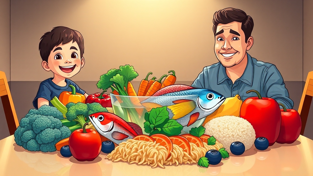 청년 당뇨 예방, 식습관부터 바꿔요 (cartoon 스타일)