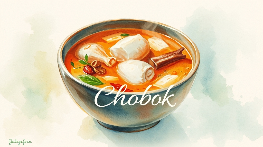 초복 대표 음식, 삼계탕 파헤치기 🐔 (watercolor 스타일)