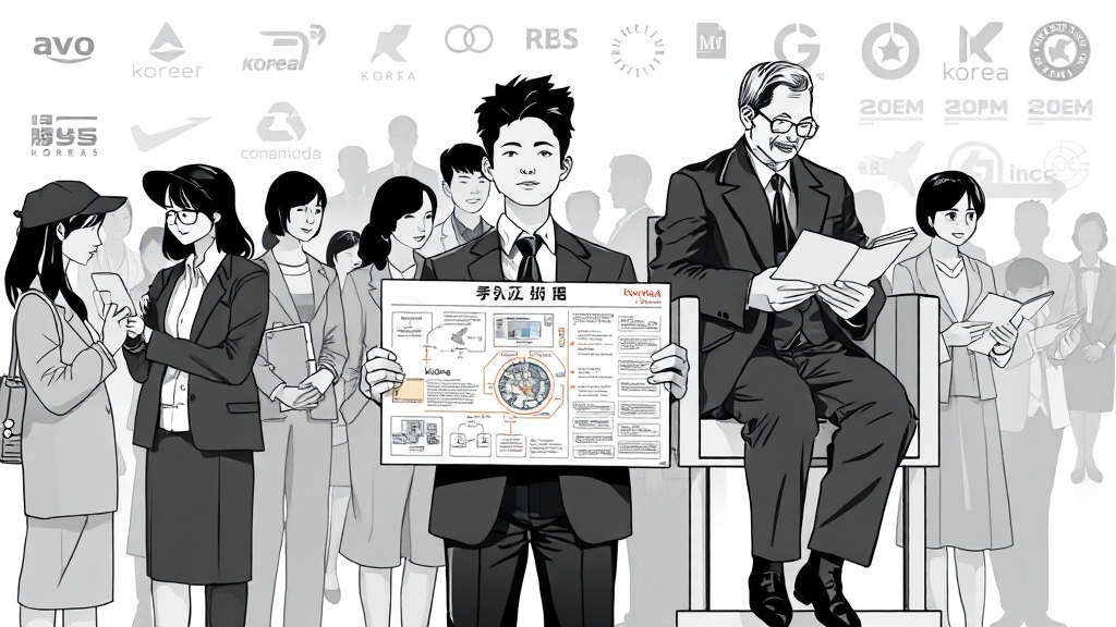 미래 전망과 효과적인 대응 전략 (illustration 스타일)