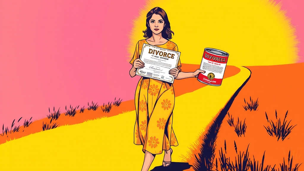 이혼 후, 이것만은 꼭! (popart 스타일)