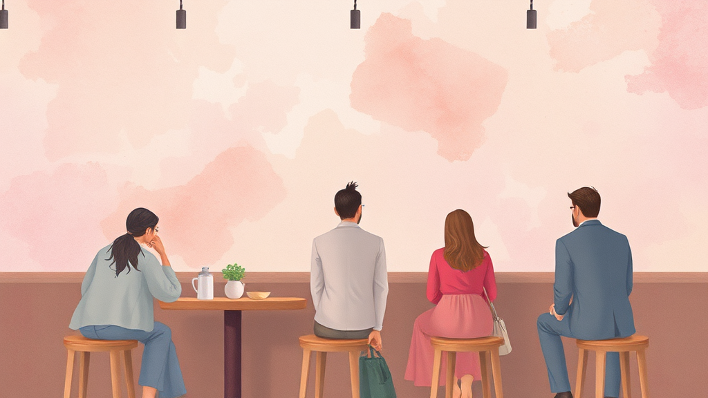 외국인 고객 서비스 (watercolor 스타일)