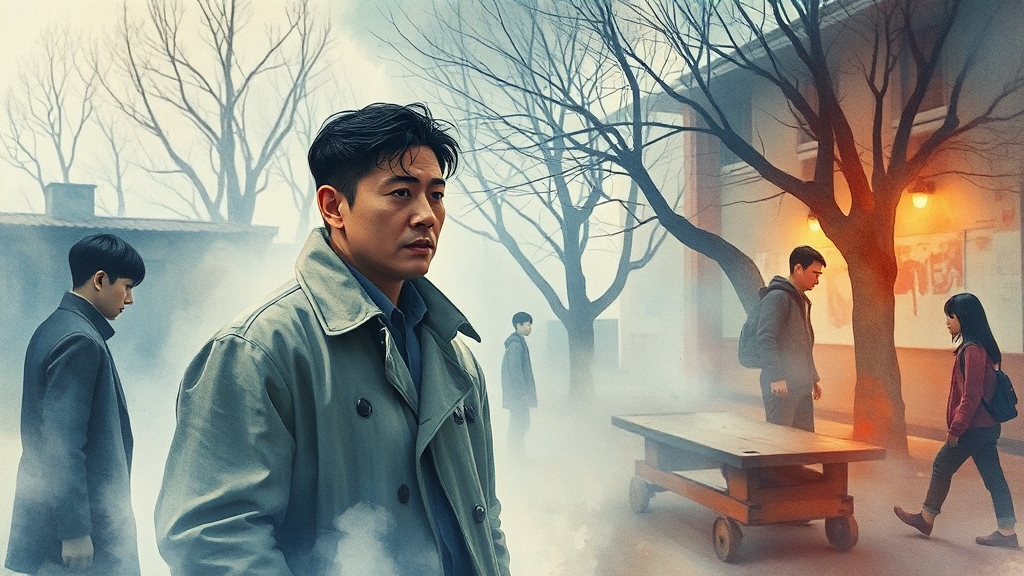 시즌3 주요 등장인물과 캐릭터 변화 (watercolor 스타일)