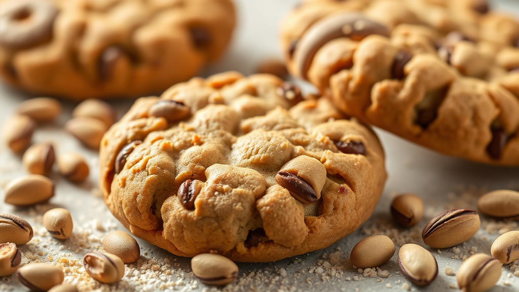 몬트쿠키 두바이 쫀득쿠키: 맛과 식감 상세 후기 (realistic 스타일)