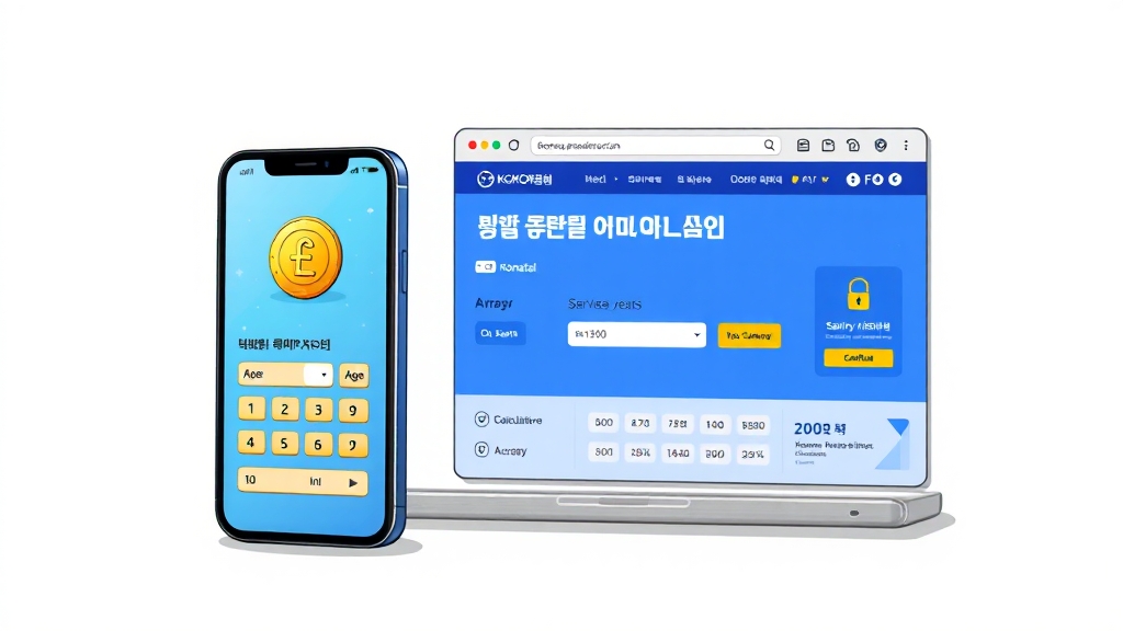 예상 수령액, 확인 방법은? (cartoon 스타일)