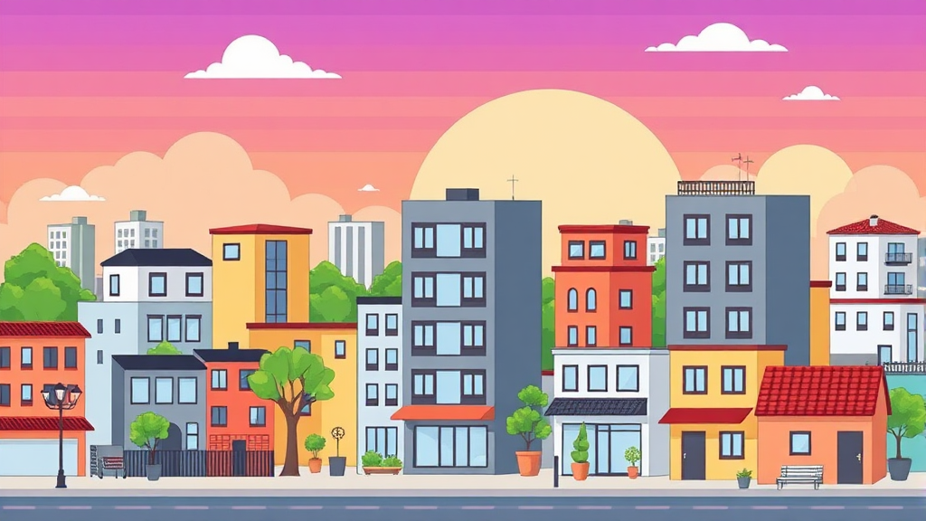 전세 시장 동향과 매매 시장에 미치는 영향 (cartoon 스타일)